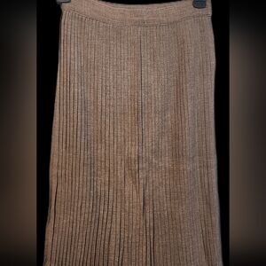 Alden’s Sportswear Shop Brown Wool Vintage Pleated Skirt